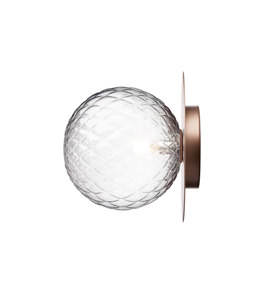 Nuura Liila 1 vegglampe/taklampe - large - bronse / optikk