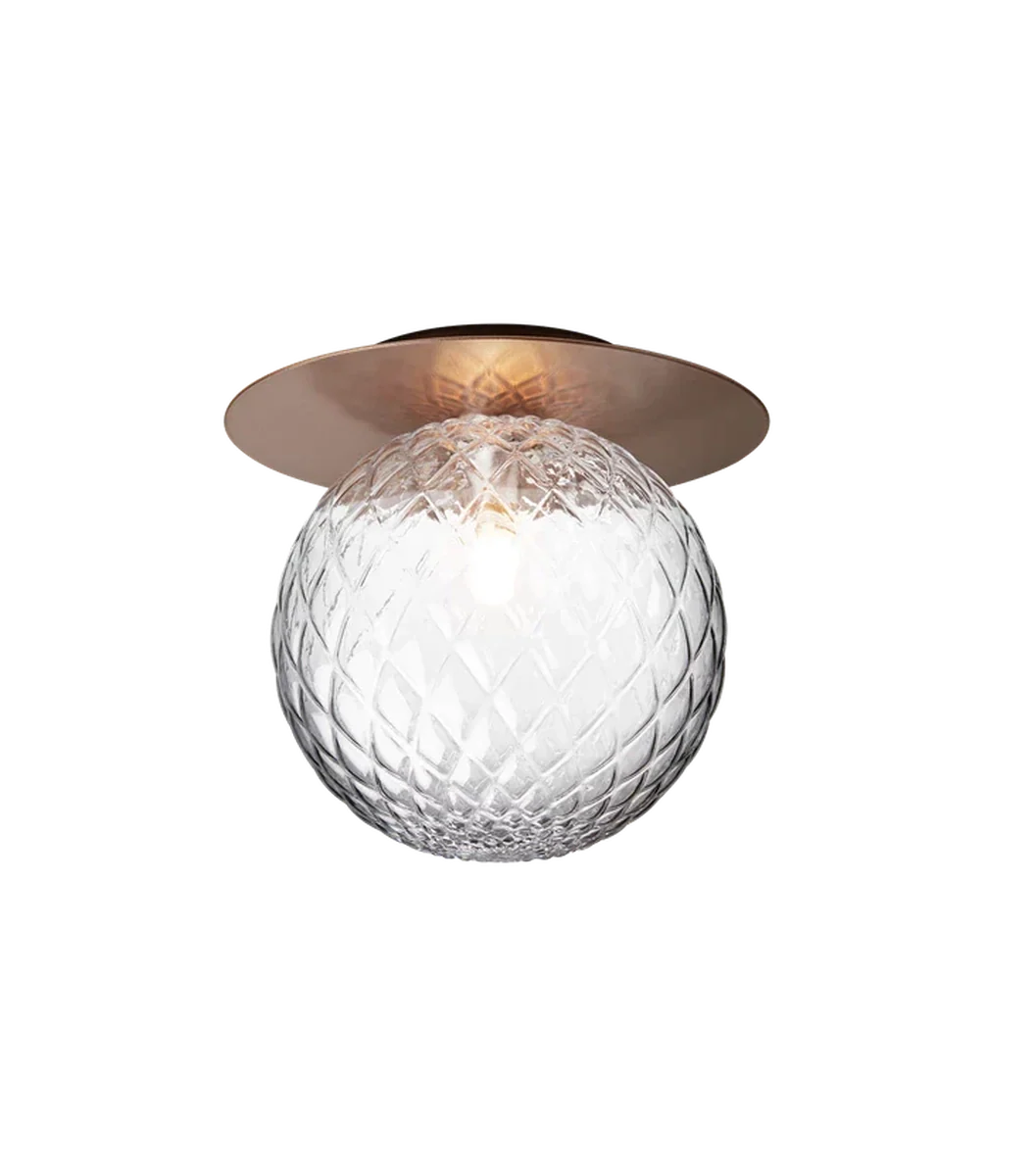 Nuura Liila 1 vegglampe/taklampe - large - bronse / optikk