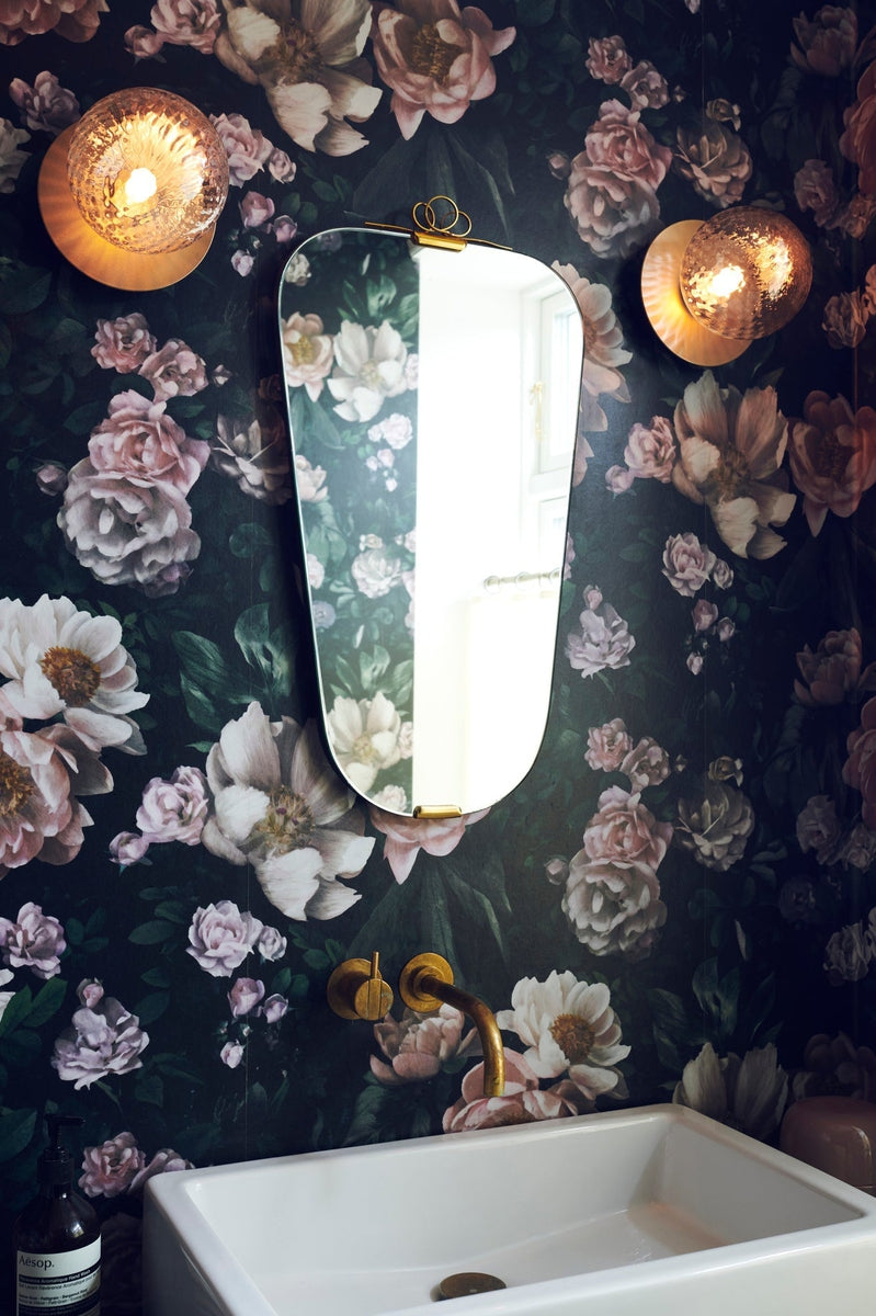 Nuura Liila 1 vegglampe/taklampe - medium - nordic gold / optikk