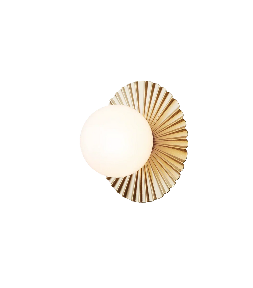 Nuura Liila Muuse vegglampe/taklampe - small - nordic gold / opal