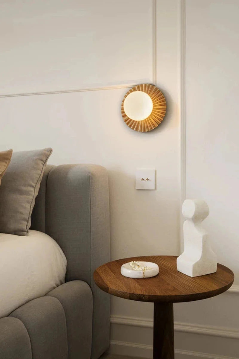 Nuura Liila Muuse vegglampe/taklampe - small - nordic gold / opal