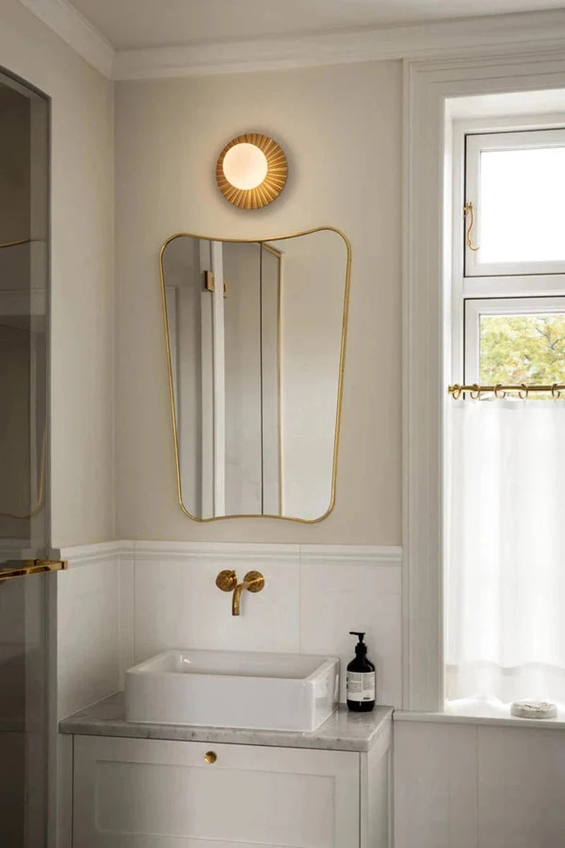 Nuura Liila Muuse vegglampe/taklampe - small - nordic gold / opal