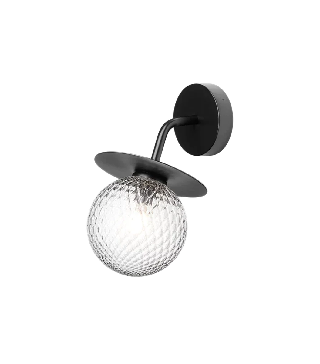 Nuura Liila utendørslampe - svart/optikk