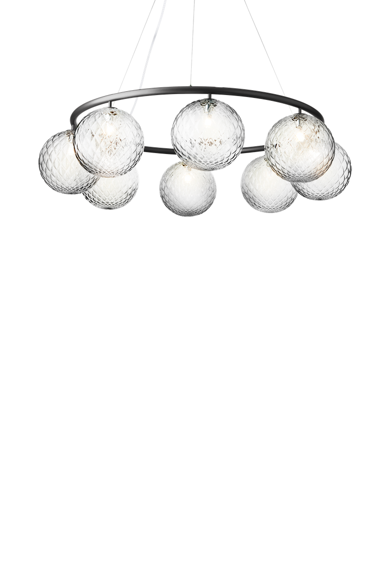Nuura Miira 8 circular taklampe - Svart