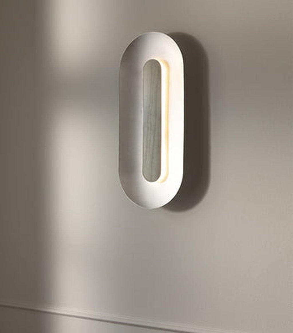 Nuura Sasi Large vegglampe - Sølv