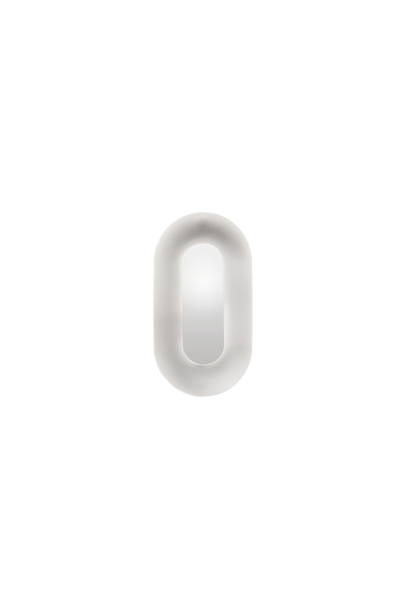 Nuura Sasi Small vegglampe - Sølv