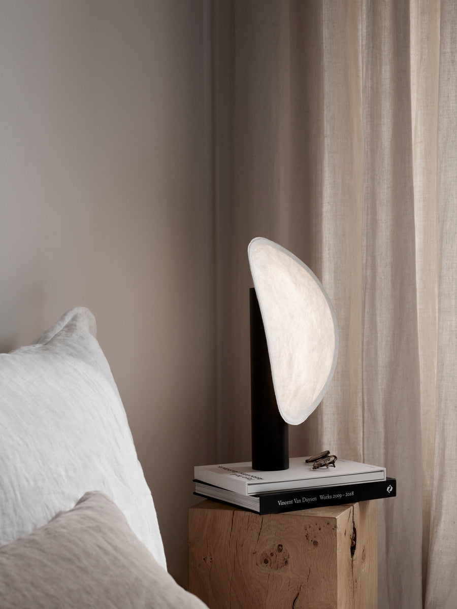 Tense Bærbar Bordlampe - Sort Sokkel